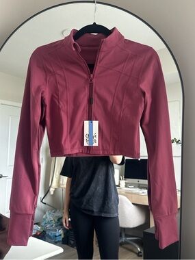 SASKI Collection Cropped Zip Jacket